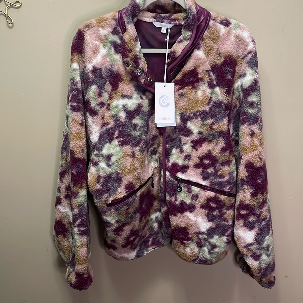 NWT Johnny Was Fleece Jacket XL
